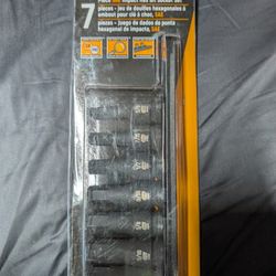 Gear Wrench 1/2" 7pc Impact -Rated Hex Bit Socket Set (Sae)