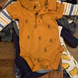 Group of 20 Infant Boy Onesies / Bodysuits 