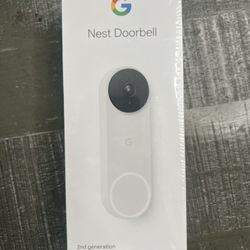 BRAND NEW Google Nest Doorbell 2nd Gen Wired Still New In Sealed Box