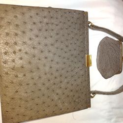 Ostrich Leather Purse ( Vintage)
