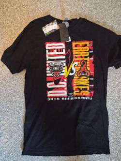 DC united MLS 30th anniversary tee, size med. Nwt