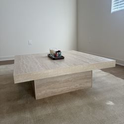Travertine Coffee Table 