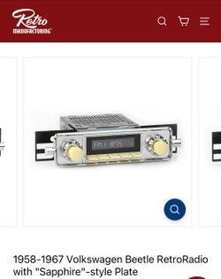 Retro sound VW Radio