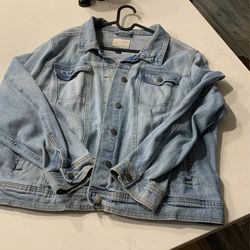 Universal Threads Size 2x Jean Jacket