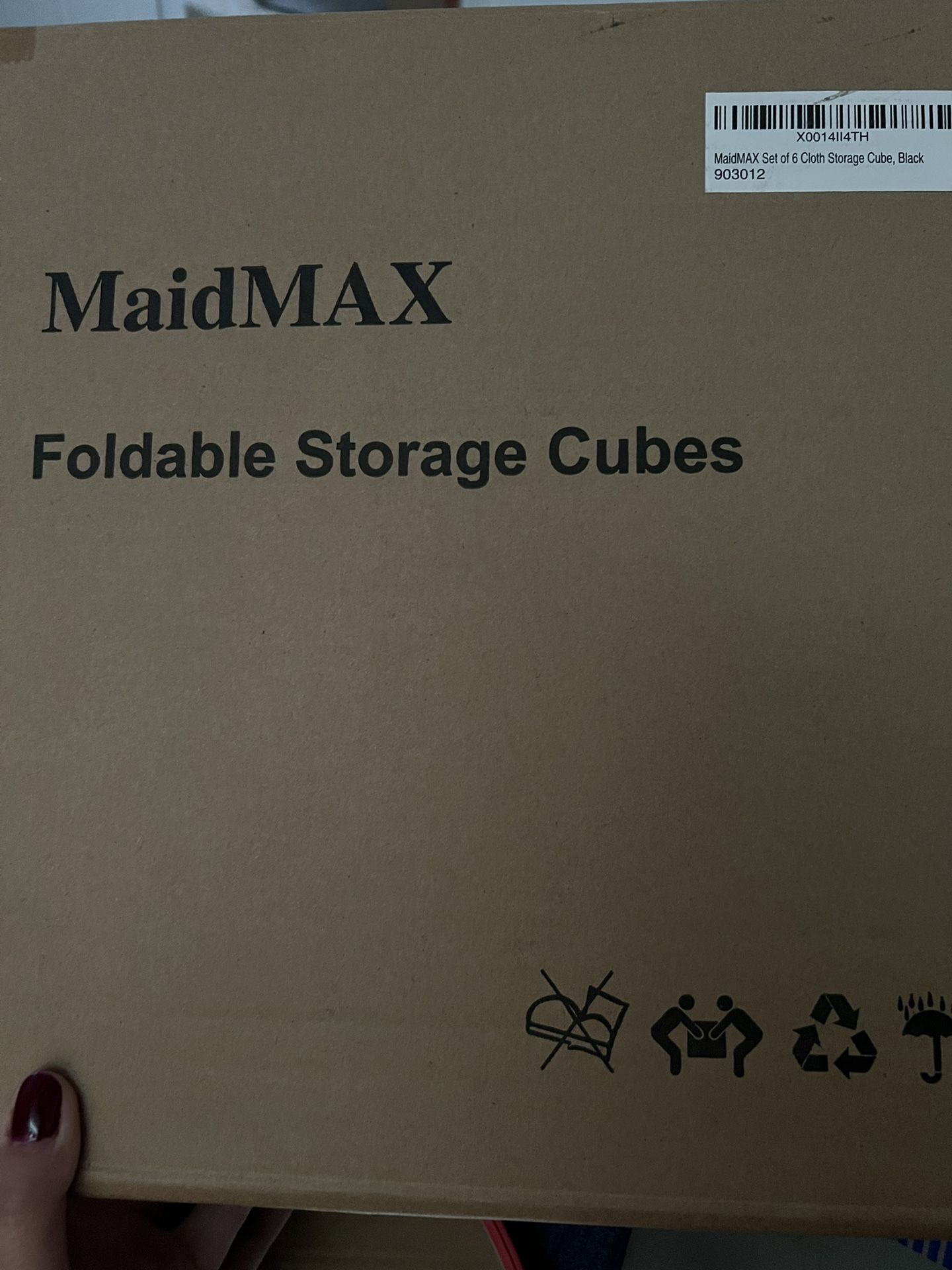 MaidMAX foldable Storage Cube 