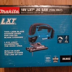 New Makita 18v LXT Cordless Jigsaw Tool-only. $90 Firm Pickup Only 