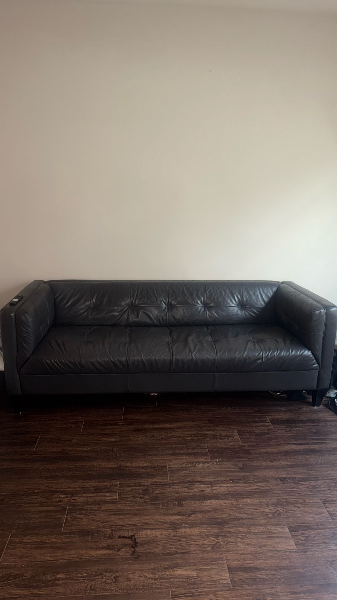 Grey Leather couch