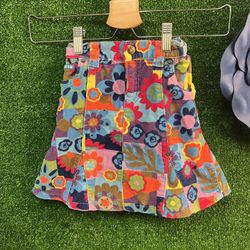 The Children’s Place Colorful Floral Skirt Size 4 Toddler