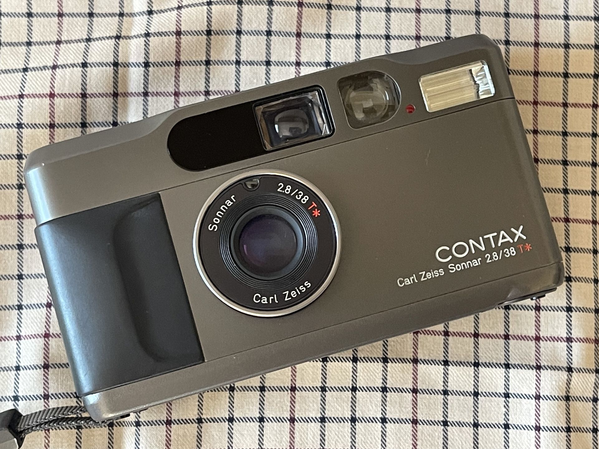 Contax T2 Titanium Black 35mm Film Camera