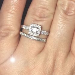 Engagement Ring And Wedding Band