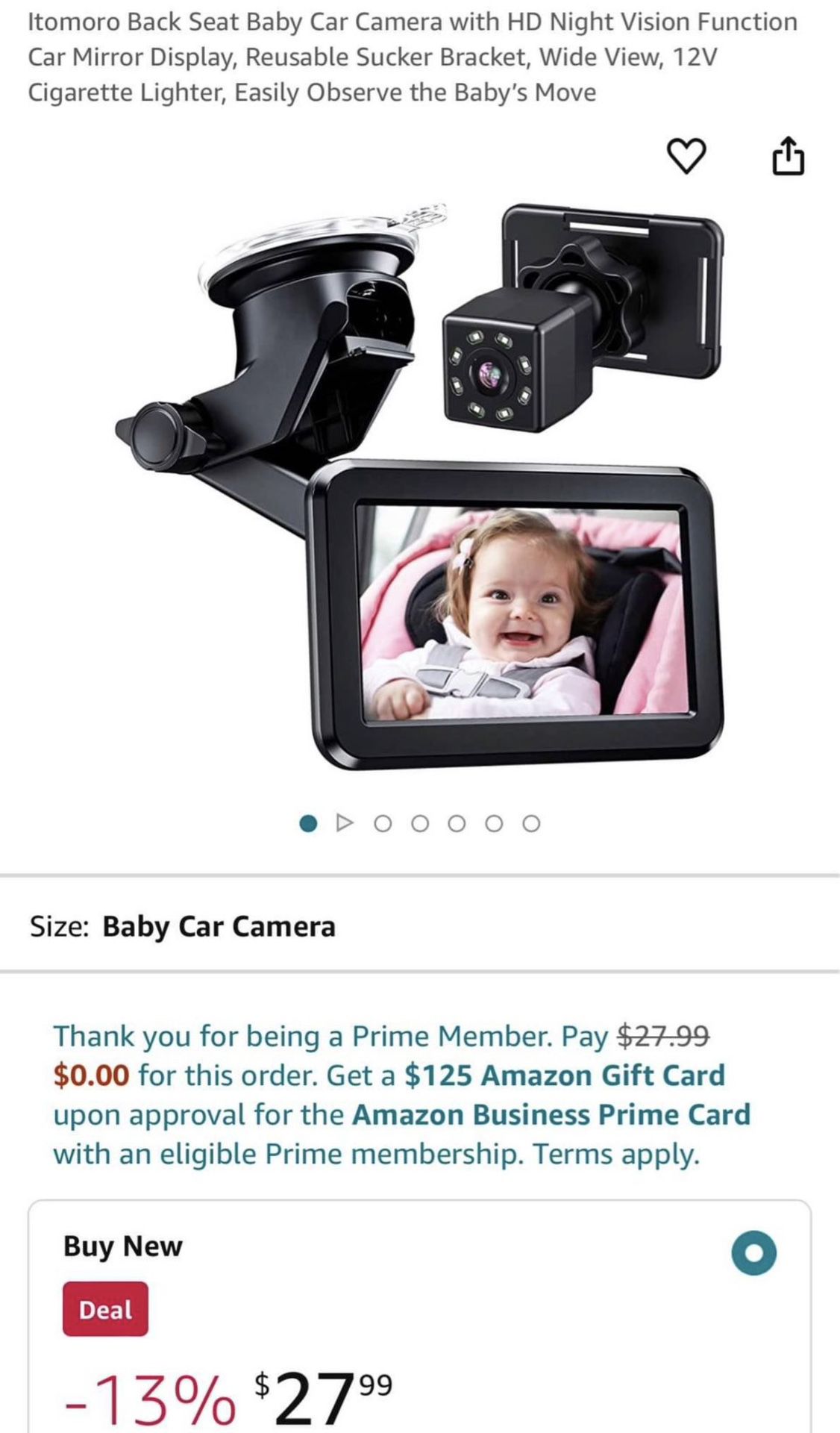 Baby Car Cam 