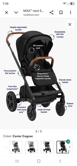 Nuna stroller, Carseat With Base And Infant Insert