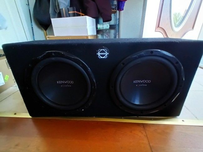 2 Bassworx Kenwood Excelon Subs 1600w