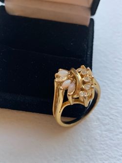 Vintage Ring, Size 7 3/4, Missing Stones