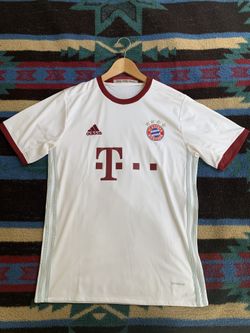 Bayern Munich 2016-17 Third Jersey White Adidas Size M