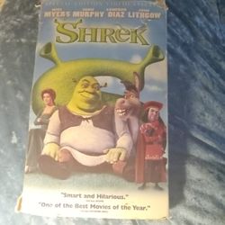 VHS Tape of Shrek