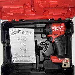 Milwaukee M18 Fuel 1/4” Hex Impact w/Case. Tool Only. (New from Kits). Model #2953-20