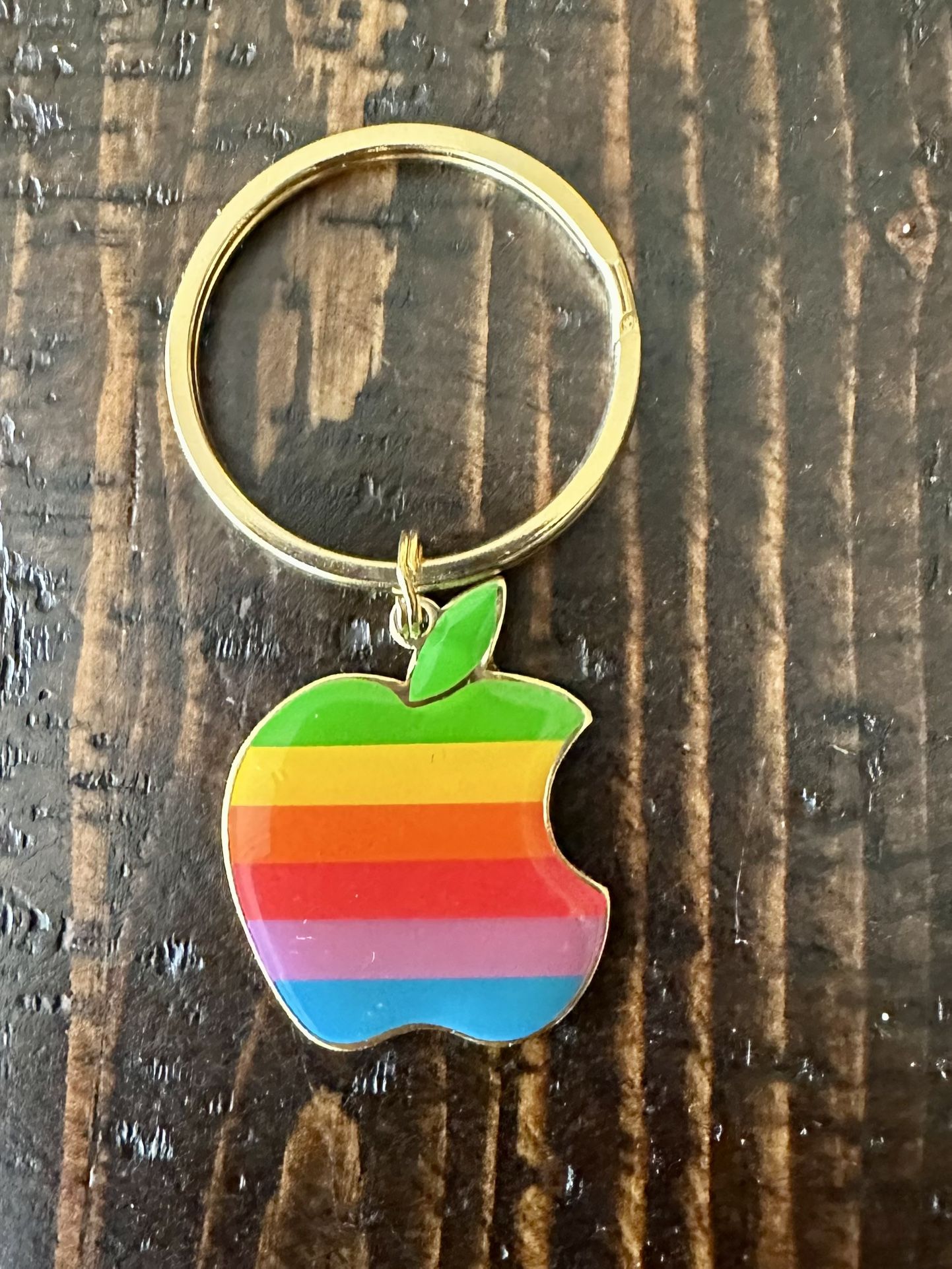Apple Pride Keychain -Never used