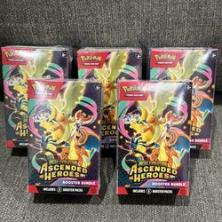 Pokemon Ascended Hero Booster Bundles
