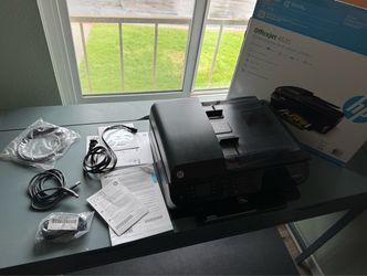 HP OfficeJet 4635 Wireless All-In-One Printer With Box and paperwork! Older Printer