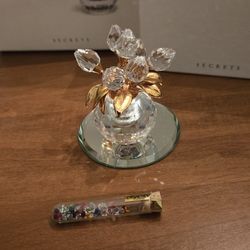 Swarovski Tulips In Vase, Secrets Collection