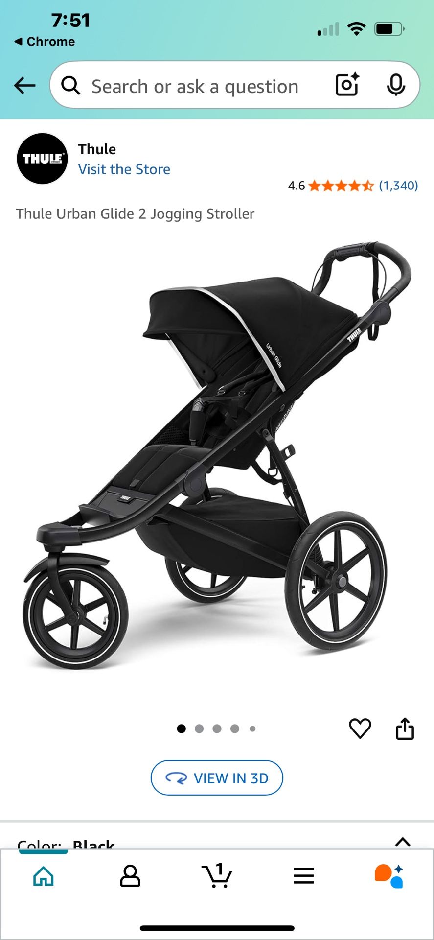 Jogging stroller - Thule Urban Glide 2