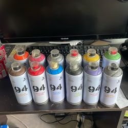 Mtn 94 Matt Spray Paint Assorted Colors
