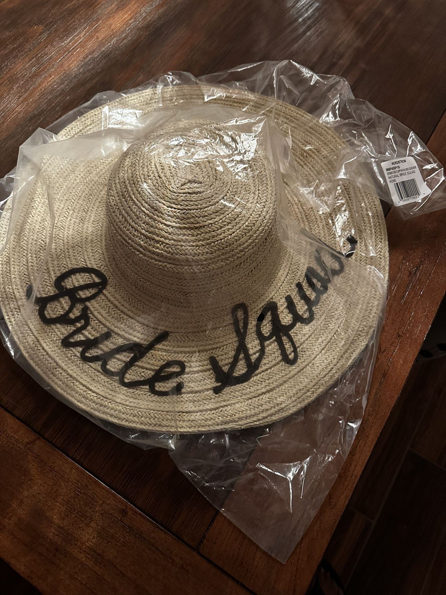 Bride Squad Natural Straw Hats