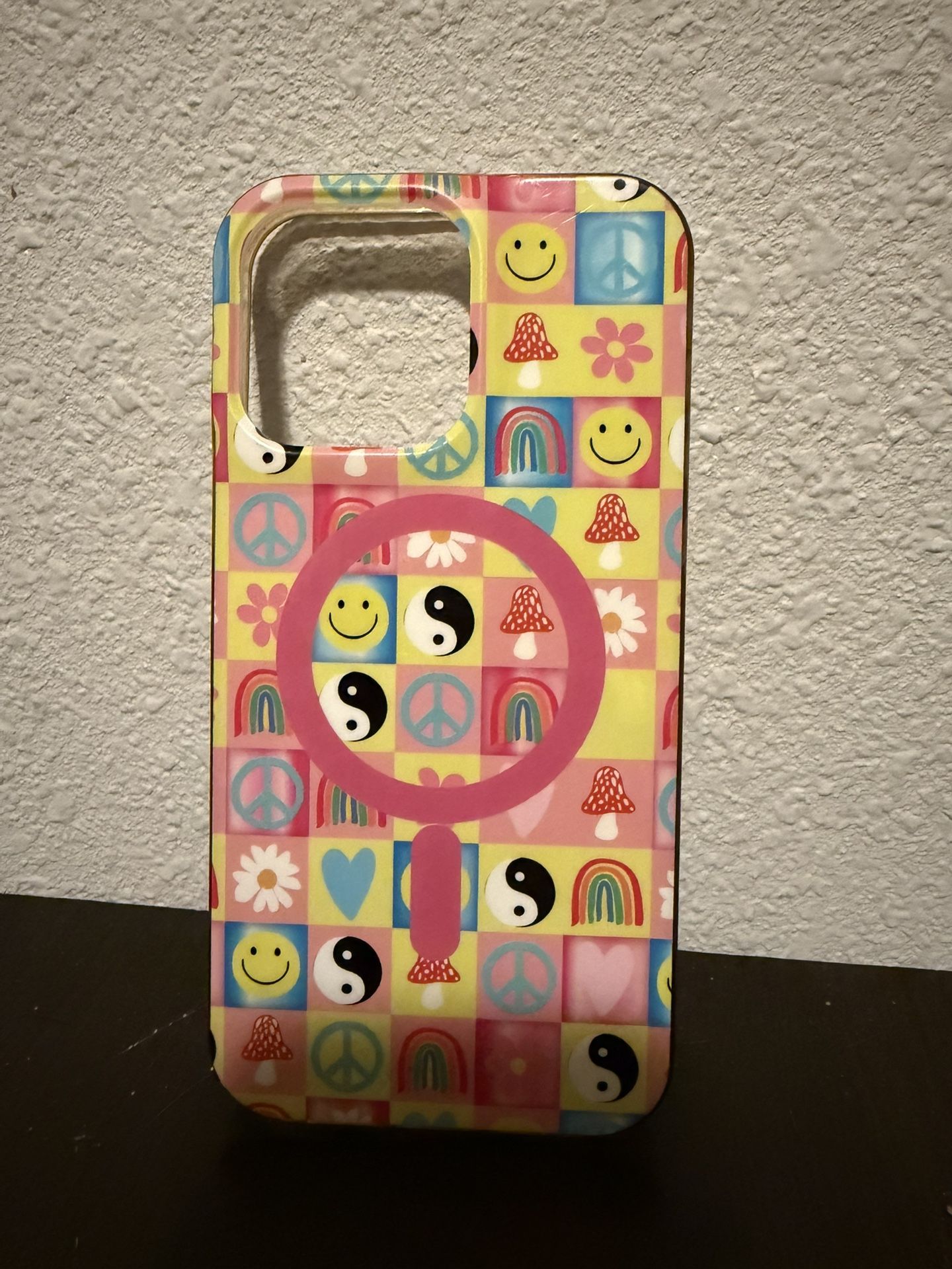iPhone 15 Pro Max Case – Happy Gear “Peace N Luv” Print