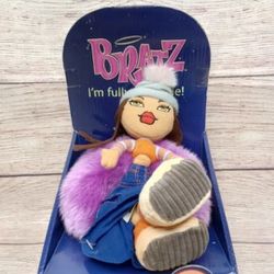 Rare 2002 Bratz 10" Sasha Plush Doll with Bean Bag Full Posable