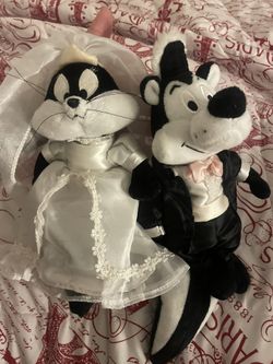 2000 Pepé Le Pew and Penelope Groom And Bride Set 