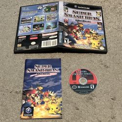 Super Smash Bros Melee (Nintendo GameCube, 2001) Complete CIB w/ Manual