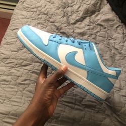 University blue dunks