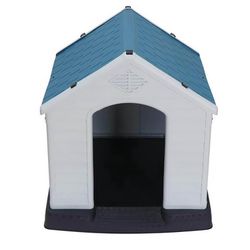Dog House Comfortable Cool Shelter Plastic Design For Small to Medium Sized Indoor Outdoor Water Resistant, New in box