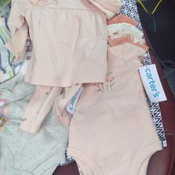 Newborn And 0-3 Month Baby Clothes For A Girl