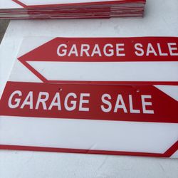Garage Sale Signs 