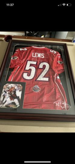 Rare 2005 AFC Authentic Pro Bowl Ray Lewis Autographed Jersey