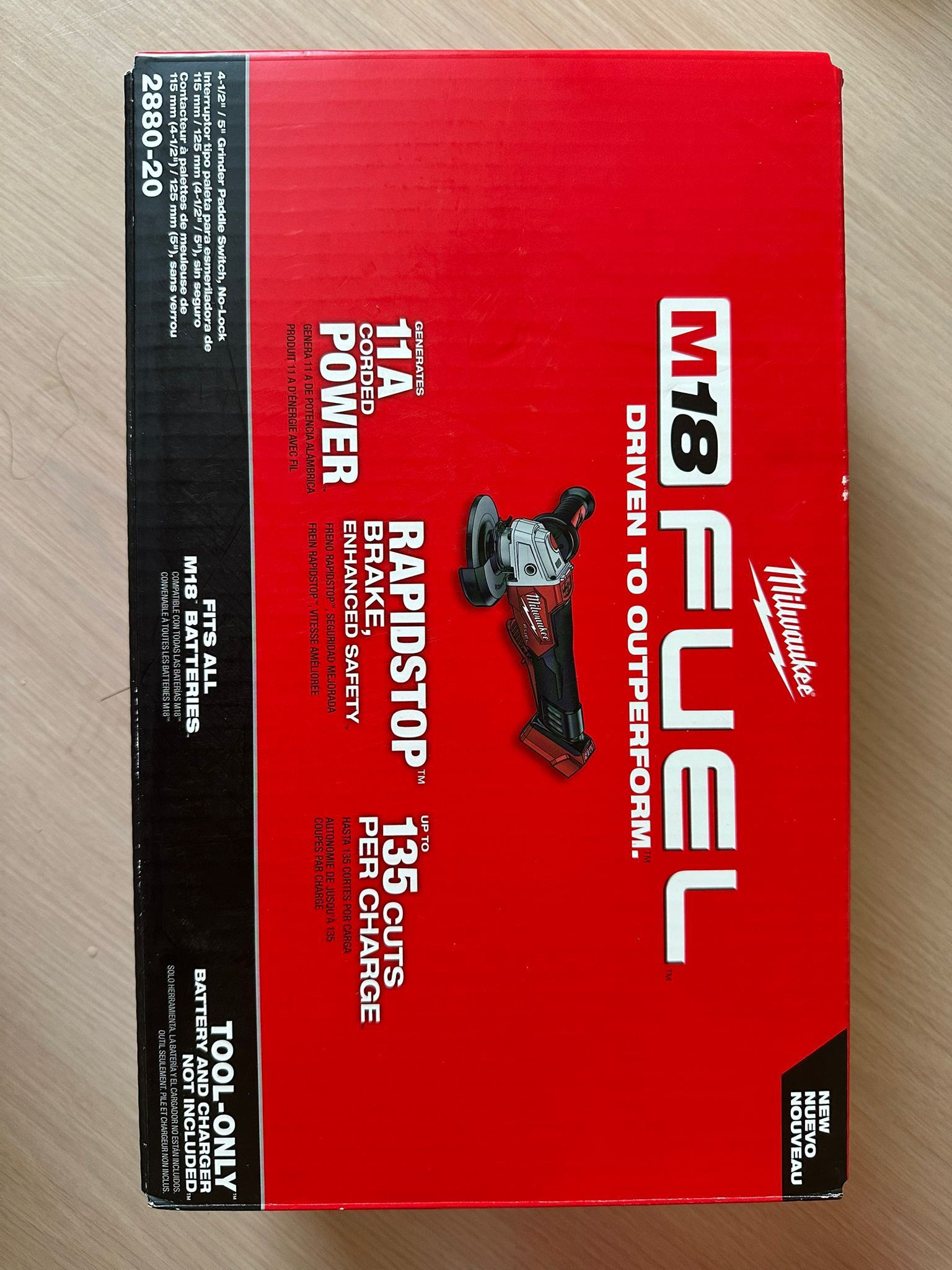 Milwaukee Grinder M-18 New