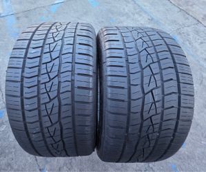 2 USED TIRES CONTINENTAL 255/40/19