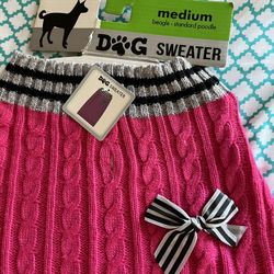 Pink Dog Sweater 