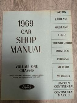 Shop manual set, 1969