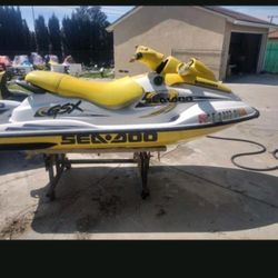 99 SEADOO GSXRFI 800 CC FUEL INJECTION  RUNNING READY TO USE FRESH  PUMP REBUILD NO TRAILER OR CART