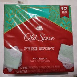 Old Spice Pure Sport Nar Soap 12 Pack