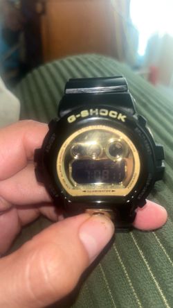 Casio GD X6900FB G-Shock Quartz Men's Watch Black xGold Digital Dial Used