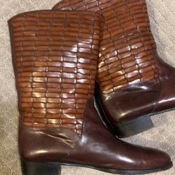 Lorenzo Banfi Italian Leather Boots- Hand Made & Perfect Condition 