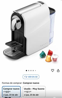 Cafetera de clapsulas pequeñas
