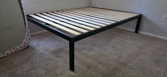 Queen bed and frame