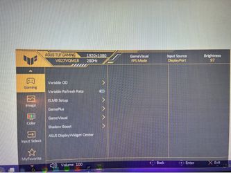 Asus gaming monitor 280 hz