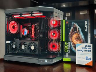 🦊 FOX 107 🦊FINANCE AVAILABLE 🦊 FOX CUSTOM GAMING PC | RIG |TOWER |IAMD RYZEN 9-7900X | RTX 5080 | 64 GB DDR5 RAM | 2 TB NVME SSD | WIN 11