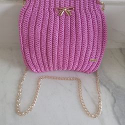 Bolsas tejidas a mano